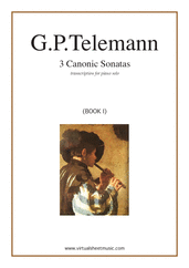 Georg Philipp Telemann Canonic Sonatas, book I