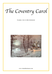 Miscellaneous The Coventry Carol