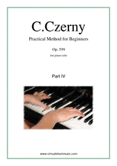 Carl Czerny Practical Method for Beginners Op.599, Part IV