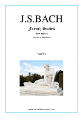 Johann Sebastian Bach French Suites, ALL (or harpsichord)