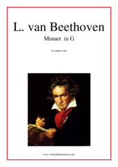 Ludwig van Beethoven Minuet in G