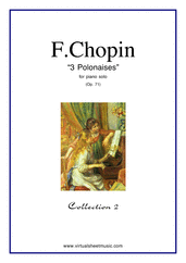 Frederic Chopin Polonaises Op.71 (collection 2)