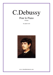 Claude Debussy Pour le Piano - Prelude