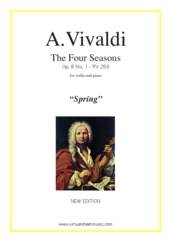 Antonio Vivaldi The Four Seasons - Concertos (New  Edition)