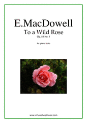 Edward Macdowell To a Wild Rose Op.51 No.1